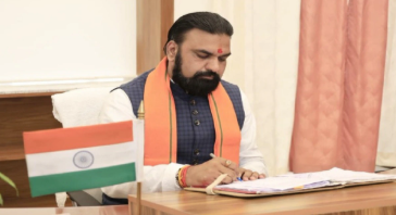 action mein cm samrat chowdhary