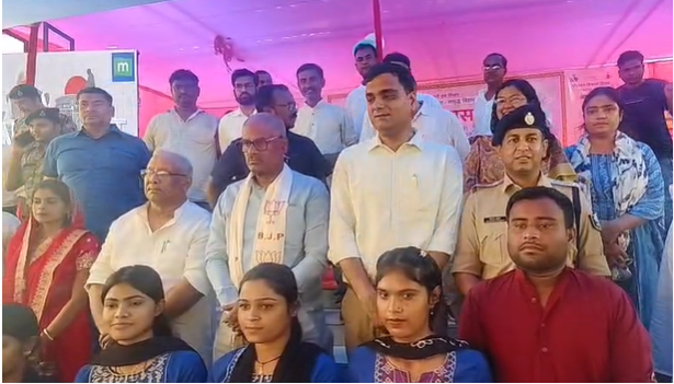 katihar pahuchey mantri pramod chandrawansi