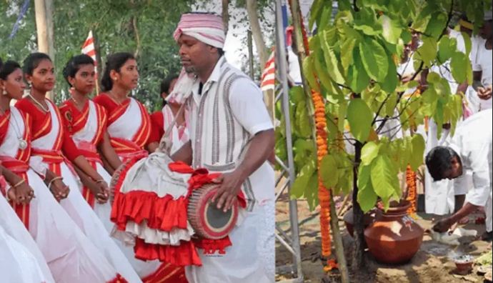 jharkhand mein sarhul parv ki dhoom