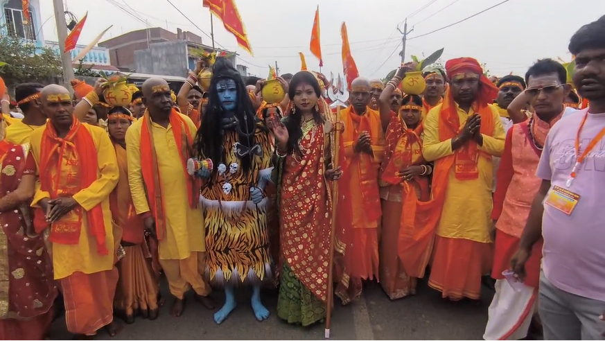 Seven day Sri Sri 108 Ramcharitmanas Mahayagya begins with grand Kalash Yatra