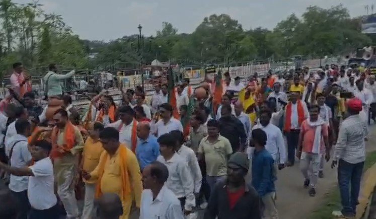 bokaro mein bjp ka jordar pradarshan