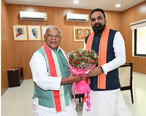 jitan ram manjhi ne mukhyamantri se ki mulakat