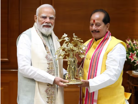 pm modi se mile bihar k mantri