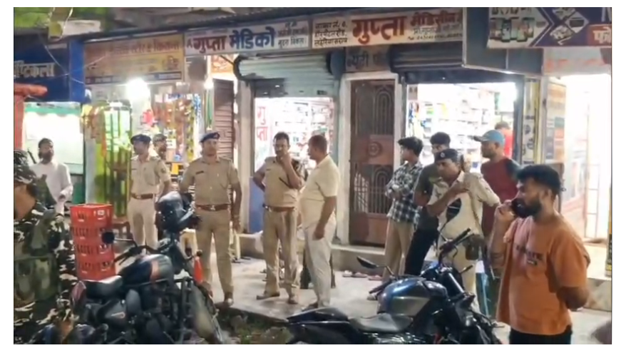 darbhanga mai police ne ki badi karrawai