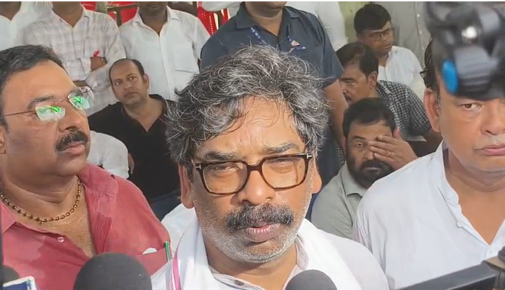 cm hemant soren hue bhayuk