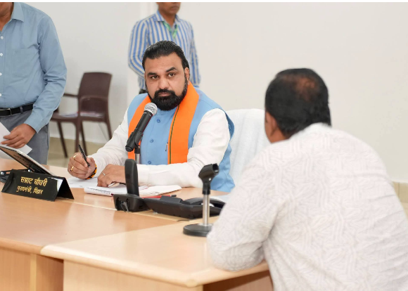 action mein cm samrat chowdhary